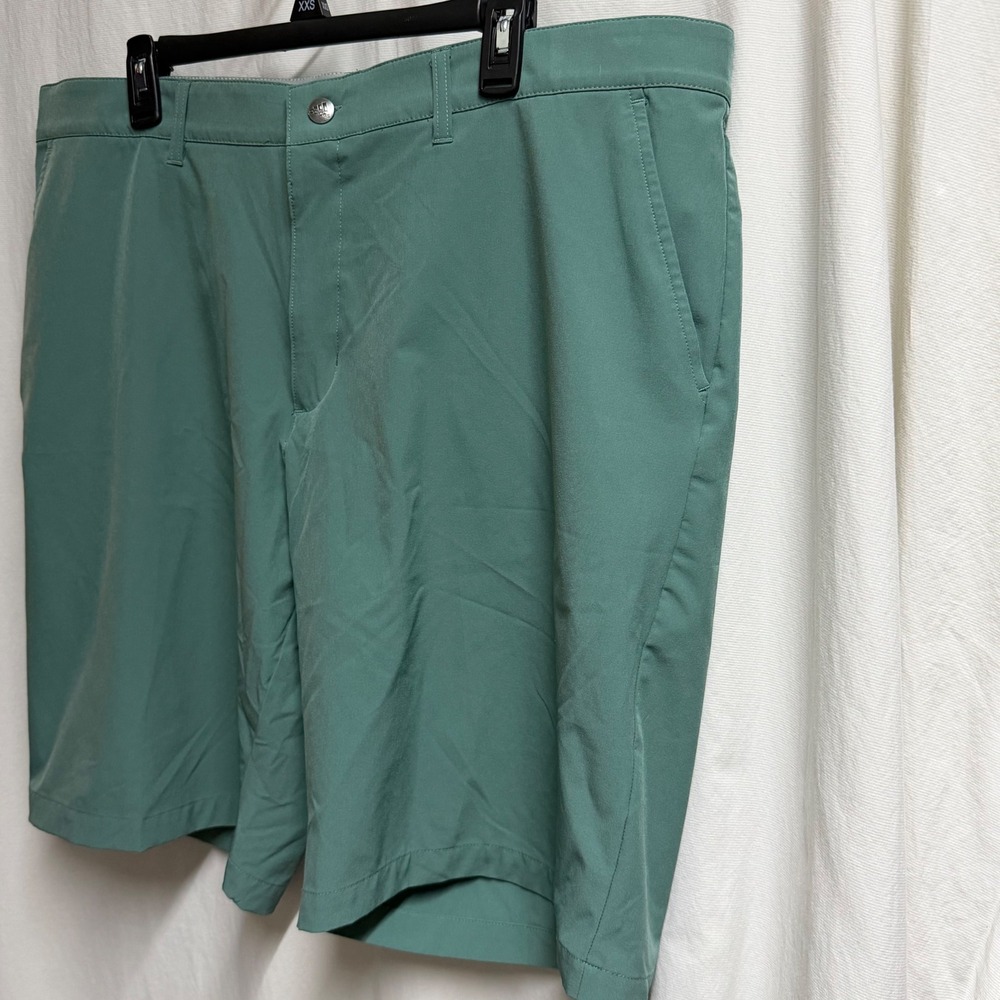 Adidas Mens Ultimate365 Golf Shorts Sage Green Performance Stretch Size 40 - Picture 2 of 6
